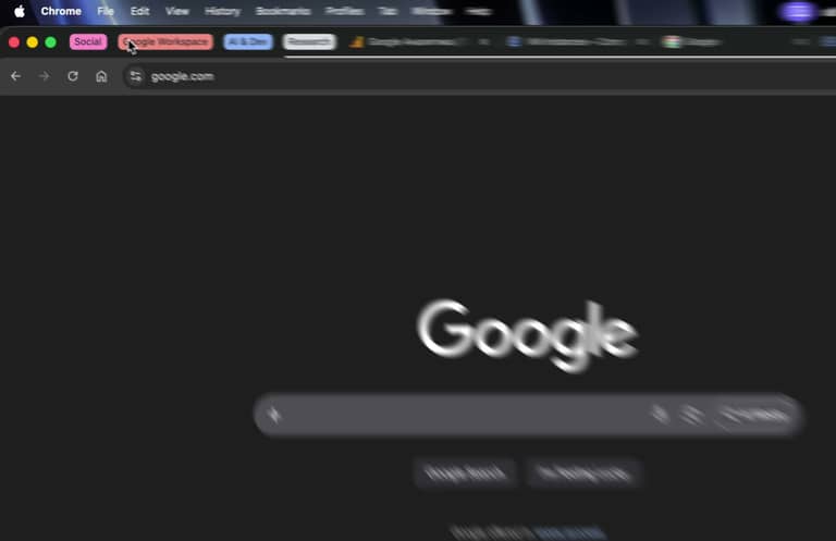 Smart Tab Organization